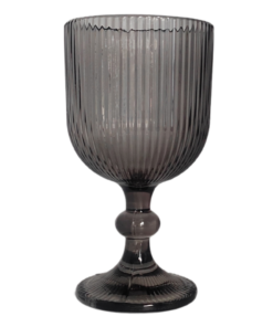 Weinglas Stripe Grau zum Mieten