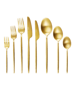 Dessertgabel Gold - Besteck zum Mieten (Bild 1)