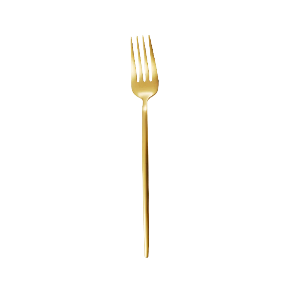 Tafelgabel Gold zum Mieten