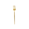 Dessertgabel Gold zum Mieten
