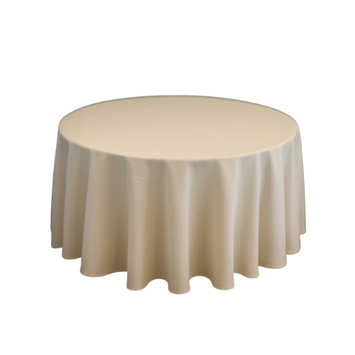Tischtuch rund Ø 300cm Macchiato zum Mieten
