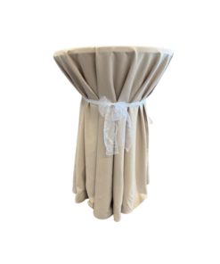 Tischtuch rund Ø 300cm Macchiato - Runde Tischtücher zum Mieten (Bild 1)