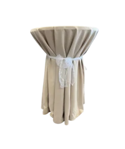 Tischtuch rund Ø 300cm Macchiato - Runde Tischtücher zum Mieten (Bild 1)