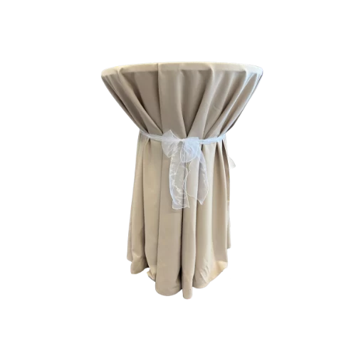 Tischtuch rund Ø 300cm Macchiato - Runde Tischtücher zum Mieten (Bild 1)