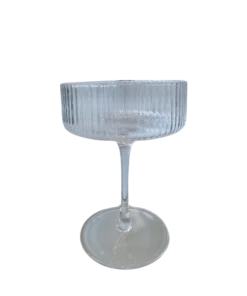 (Neuware) Champagnerschale Stripe Klar zum Mieten