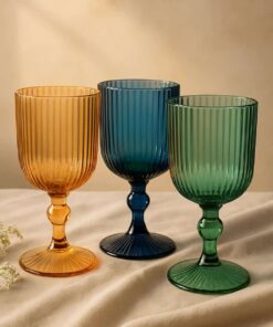 Weinglas Stripe Grün - Gläser zum Mieten (Bild 2)