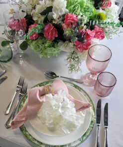 (Neuware) Weinglas Stripe Rosa - Verkaufsartikel zum Mieten (Bild 1)