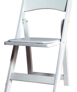 Klappstuhl Marquee weiss zum Mieten