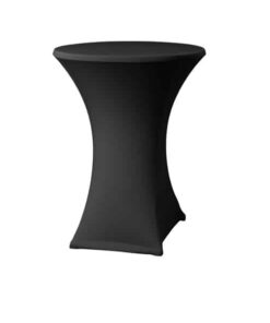 Stretchhusse schwarz für Stehtisch easy zum Mieten
